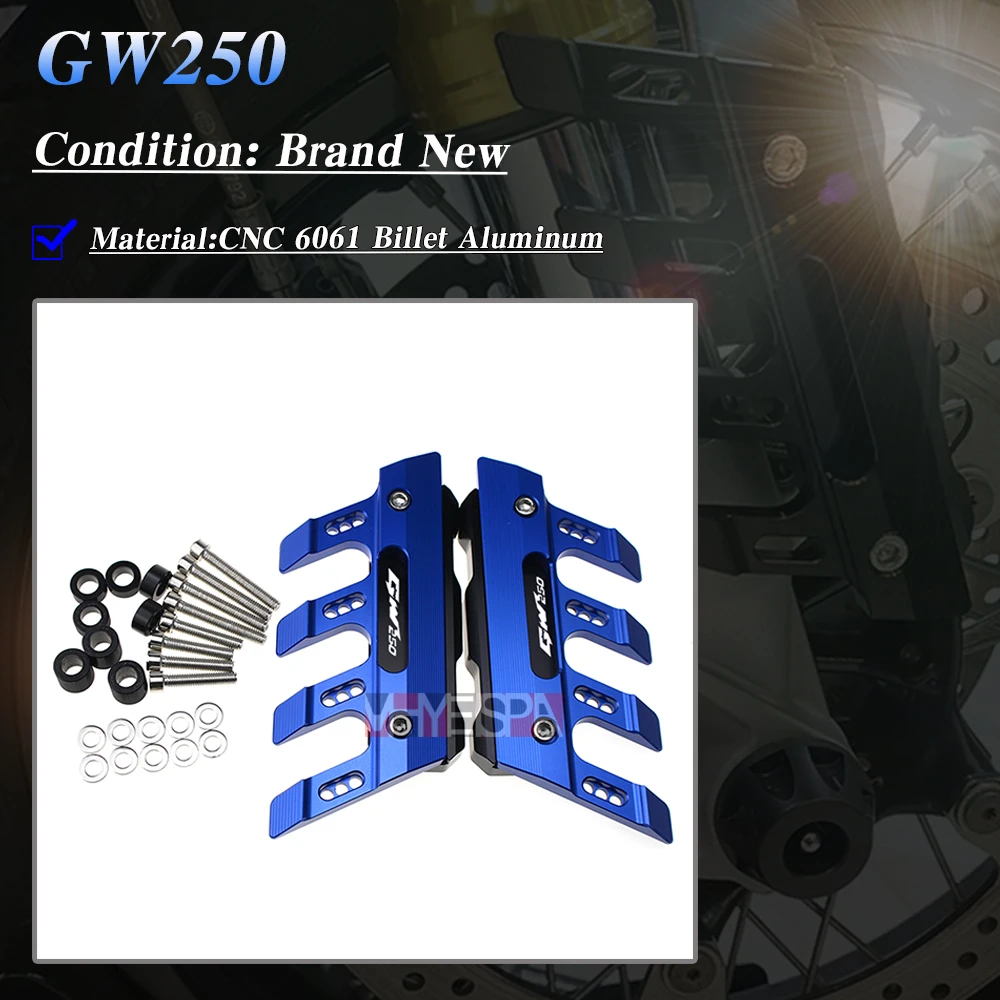 

Переднее крыло мотоцикла, боковая защита, брызговики, Слайдеры для Suzuki GW250 GW 250, аксессуары для детской модели, универсальные