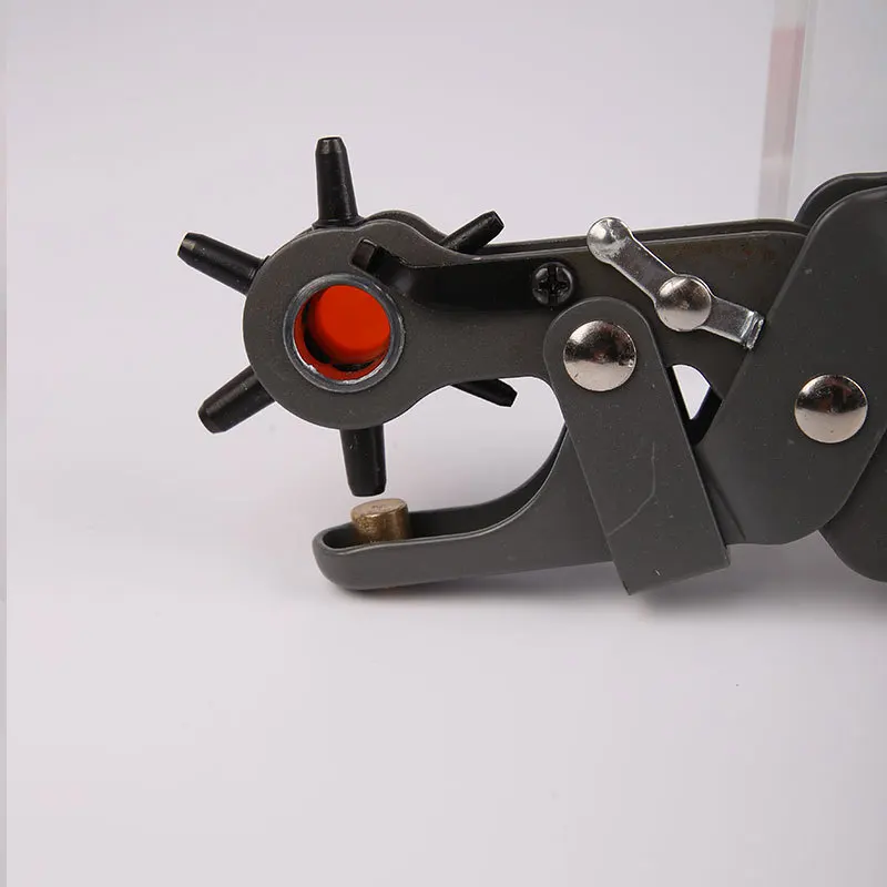 KRABALL Leather Hole Punch Tools Multifunctional Carbon Steel Belt Puncher Punching Tool Belt Hole Puncher Leather Crafts Tool
