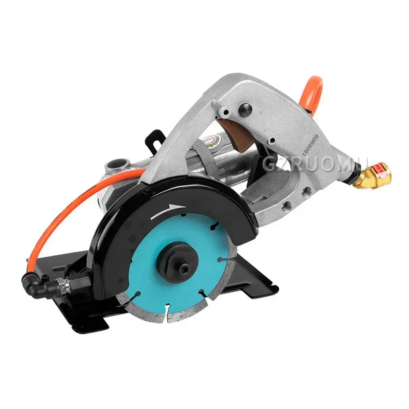 BX-110Q Pneumatic Stone Cutting Machine Handheld 4 Inch Industrial Water Injection Marble Granite Cutting Machine Max Depth 30MM 10 inch 254 mm blade max cutting depth 9 cm angle adjustable woodworking table saw