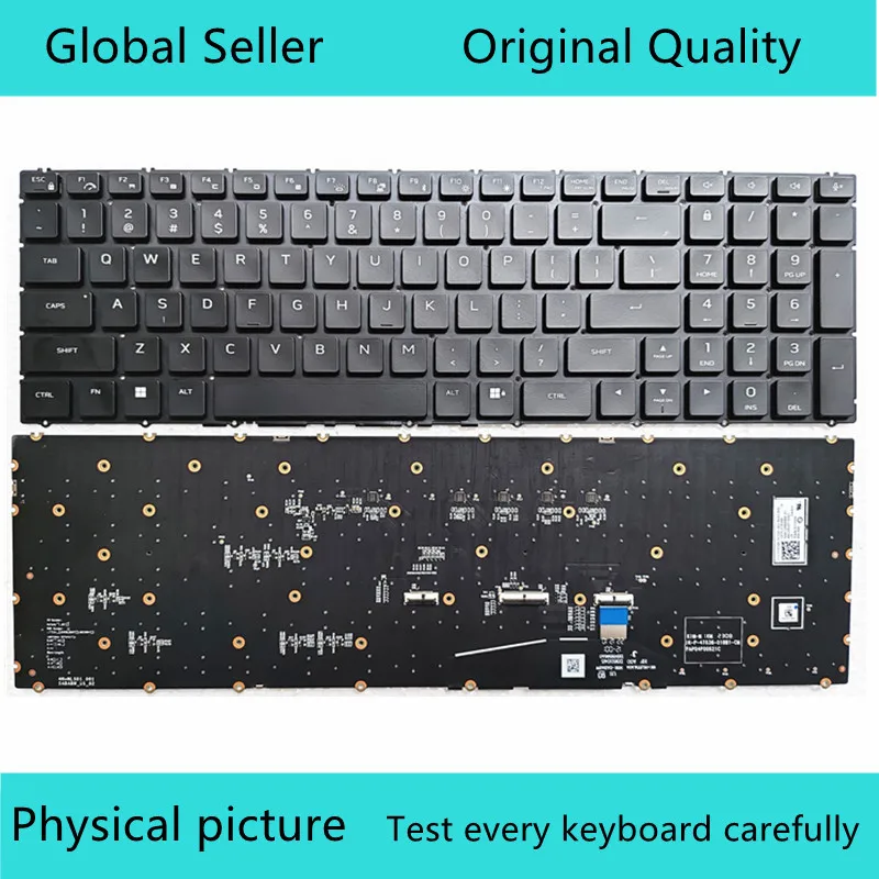 95% New Keyboard for Dell Alienware M18 R1 R2 with RGB Backlit 0TD3DK ...