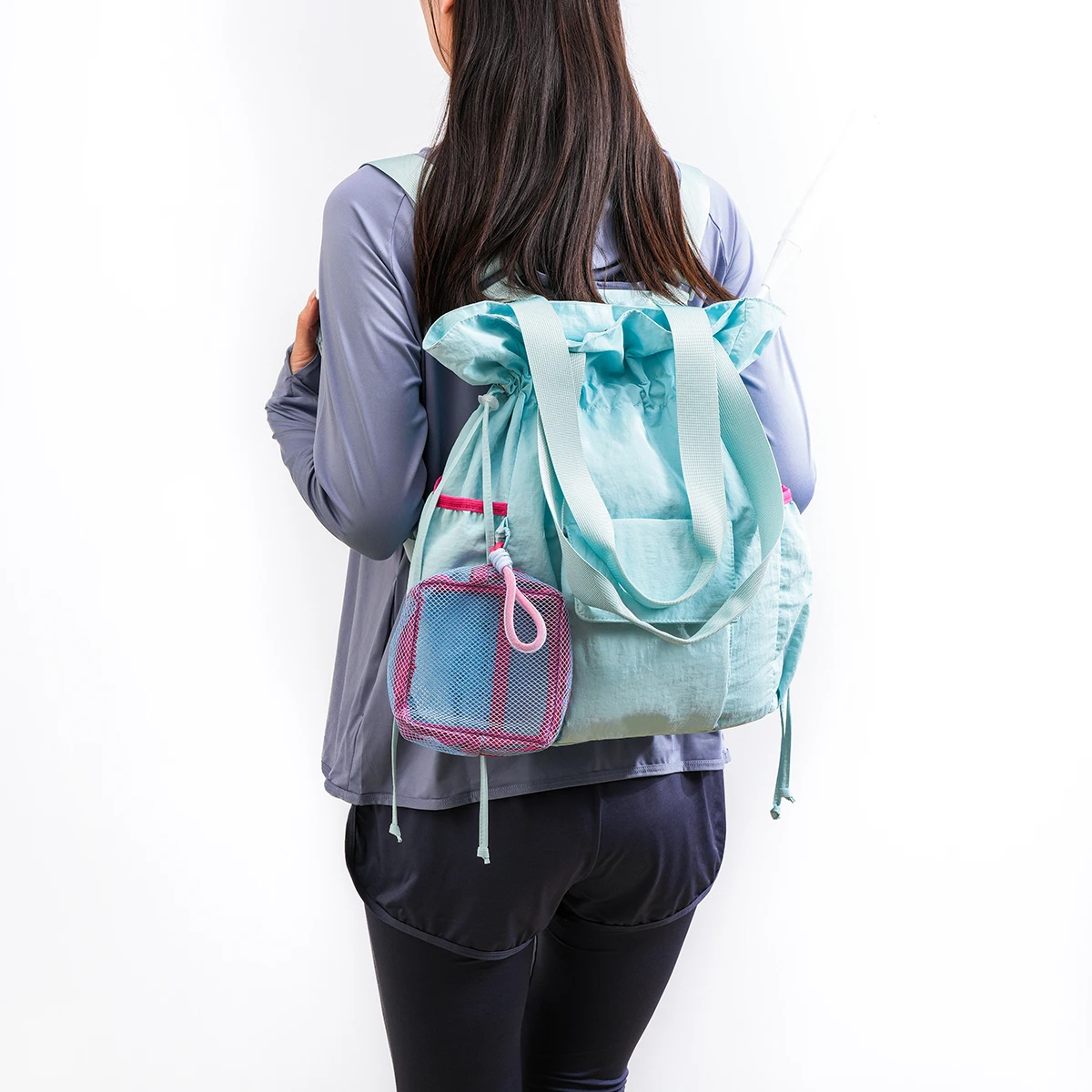 2025 New Commuting Tote Bag Large Capacity Nylon Lightweight Crossbody Bag Casual Portable Shoulder Bag Sports Cycling Outdoor Sports Shopping