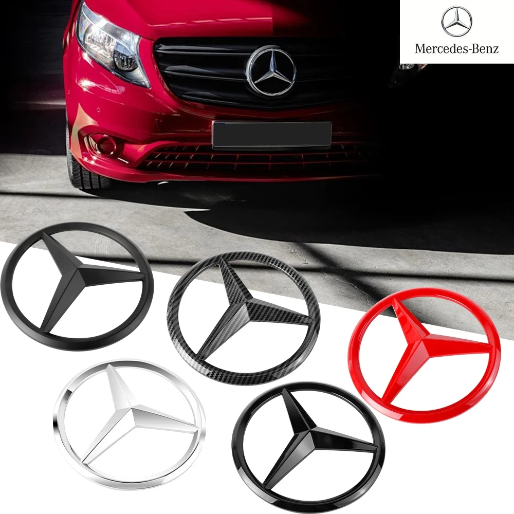 메르세데스 벤츠 GLA GLB AMG GLS G C E GLE GLB A AMG 커버 장식 액세서리용 18.8 자동차 전면 그릴 대형 배지 데칼
