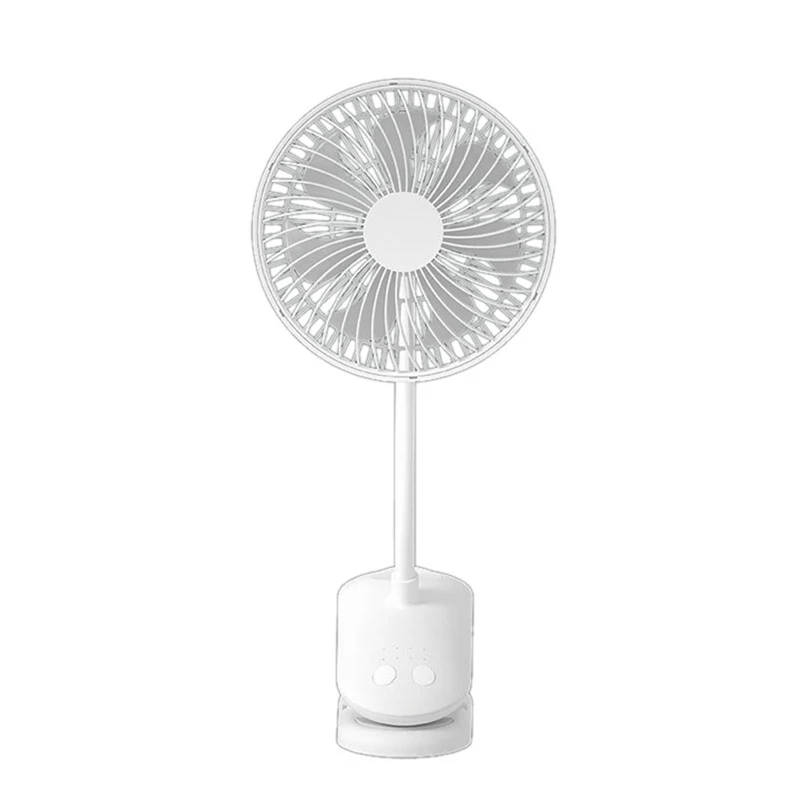 

USB Stroller Fans 3600Mah Fan Clip Fan Portable With 4 Gears Quiet Clip On Mini Table Fan 720° Rotatable Battery Fan Easy To Use