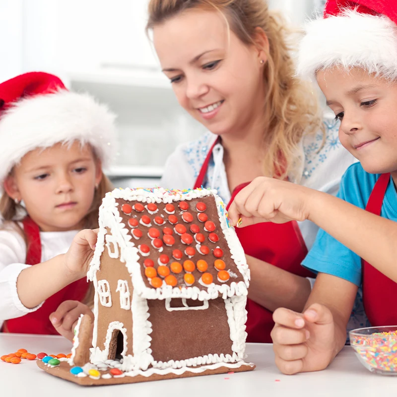 Mengger 18 Formine Per Biscotti Di Natale 3D – Stampi In Plastica Per Pan Di Zenzero, Albero, Babbo Natale E Renna – Fai Da Te Per Decorazioni Natalizie