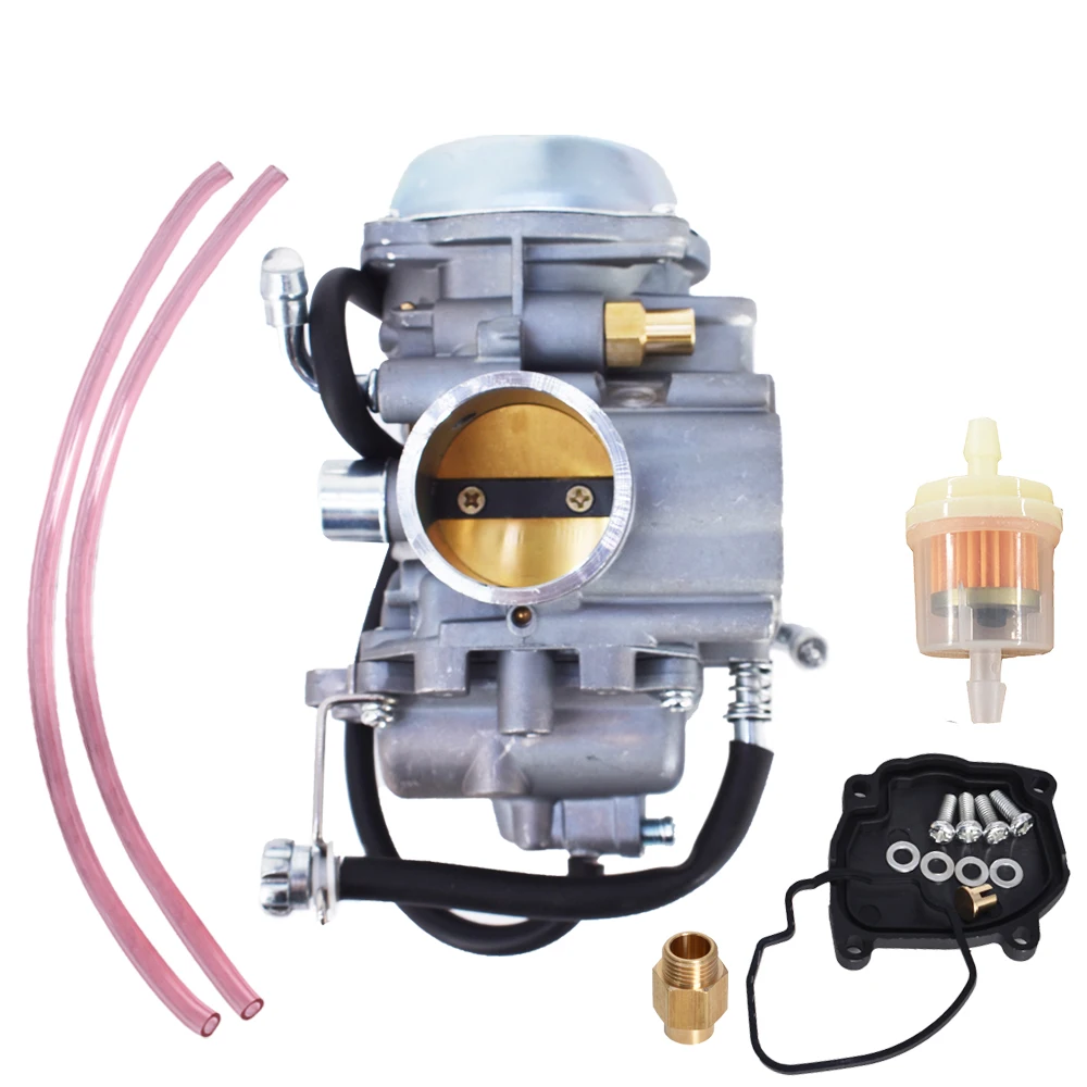 Carburetor Replacement For Suzuki LT-F500F Quadrunner 500 4x4 (1998-2002) - Aftermarket, Polished Finish