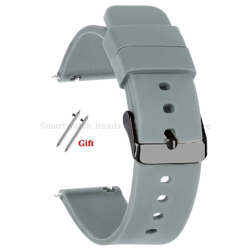 Versatile Soft Silicone Quick Release Watch Band Strap