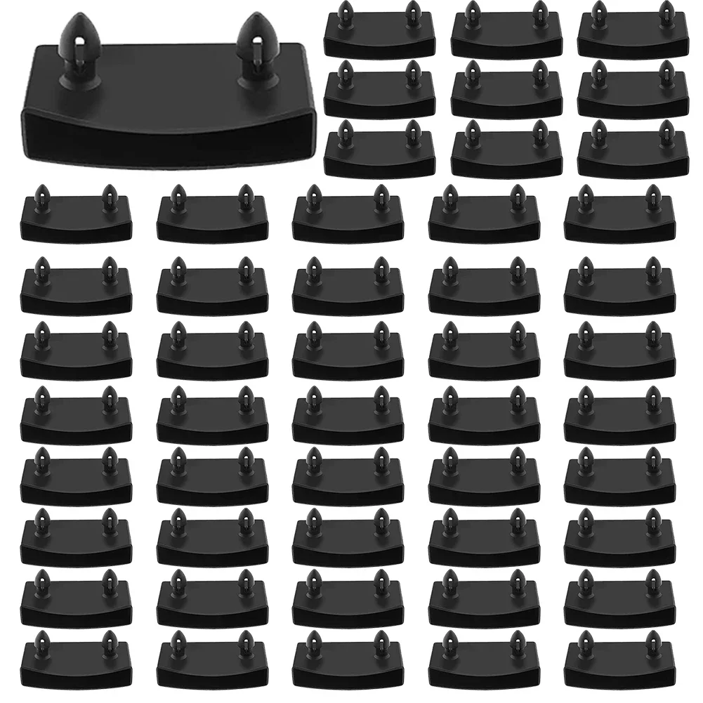 Plastic Bed Slat End Caps Holders 50pcs Sofa Bed Slat Sides Centre Cap Replacement 55mm Holding Securing Furniture bed slats connectors