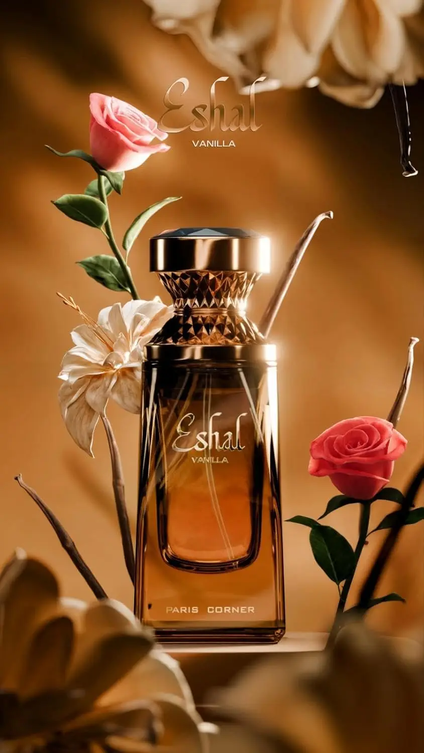 Paris Corner Eshal Vanilla EDP 3.4 Fl Oz Perfume for Women Sweet Sensual Long-Lasting Fragrance Indulge in Sugar High Quality 2