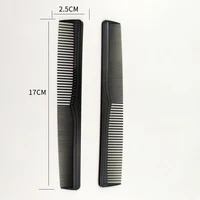 Peigne de coiffure en Fiber de carbone, coupe Fine, dents larges, pour Salon de coiffure, résistant à la chaleur, 5 pièces 3