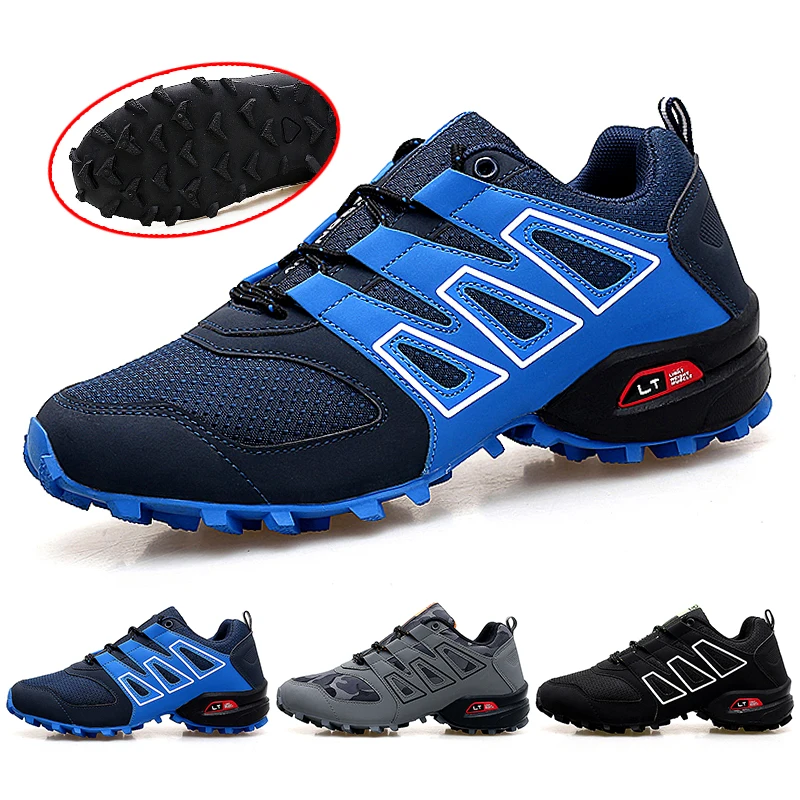 

2022 New Men Shoes Outdoor Hiking Sneakers Waterproof Fishing Shoes Woodland Non-Slip Hunting Shoes Men Off-Road Riding Shoes