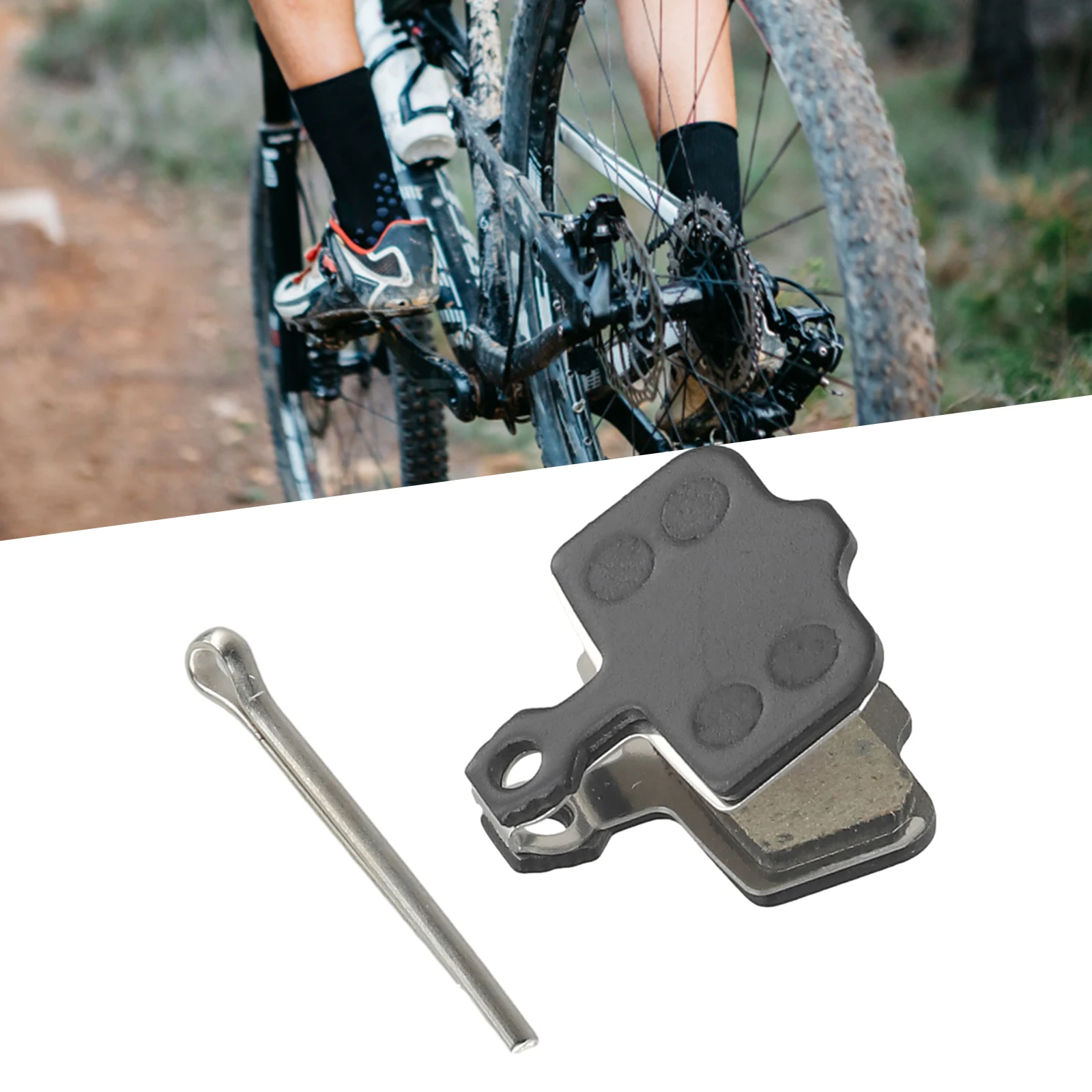 

Bicycle Brake Pads Semi-metal Wear Resistance About 20g About 30x17 Mm Bicycle Accessories Heat Resistant High Quality