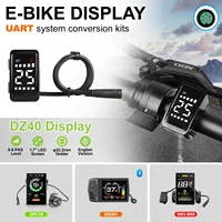 Bafang Protocole UART Instrument d'affichage couleur LCD 36V 48V 52V EKD01 P860ML 500C DZ40 DPC18 SW2-M58 VD18MT BAFANG Hub Motor H400 500W 750W Kits de vélo électrique Kits de conversion de vélo électrique 6