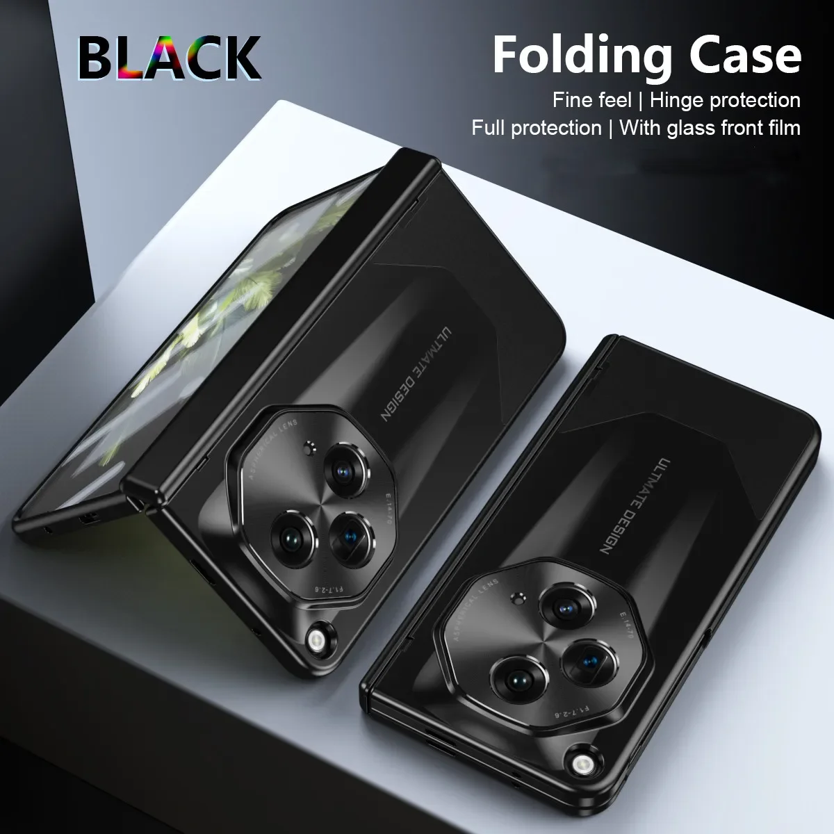 Per Oneplus Open Luxury Fashion Migliore Custodia Protettiva Per Oneplus Open One Plus Pellicola In Vetro Temepred Cover Rigida Pieghevole Funda