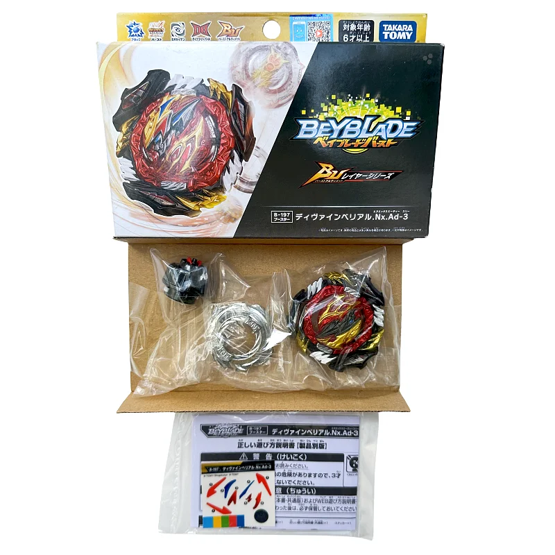 TAKARA TOMY Beyblade Beys B197 Devine / Divine Belial Nx.Ad-3 버스트 DB 베이블레이드 B-197