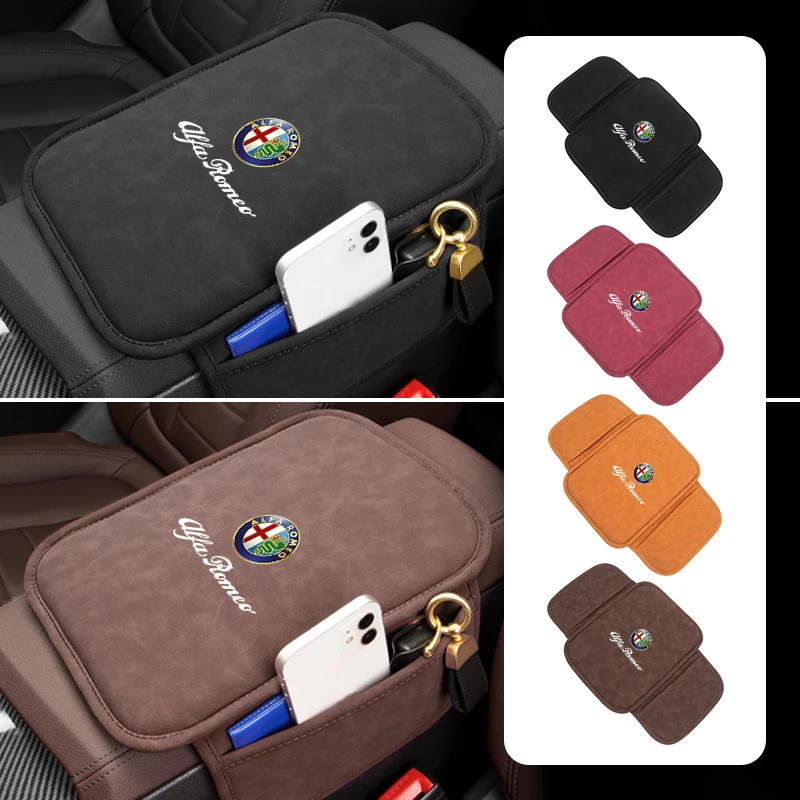 Scatola Del Bracciolo Dell'Auto Coperchio Protettivo Scatola Di Immagazzinaggio Del Controllo Centrale Per Alfa Romeo Giulietta 159 147 156 166 Mito G