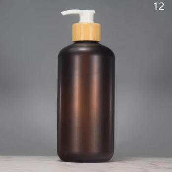 1 ชิ้นพลาสติกชุดเครื่องจ่ายสบู่เคาน์เตอร์ขวดโลชั่นห้องน้ํารีฟิลขวดเปล่าสําหรับแชมพู Body Wash Hair Conditioner 16