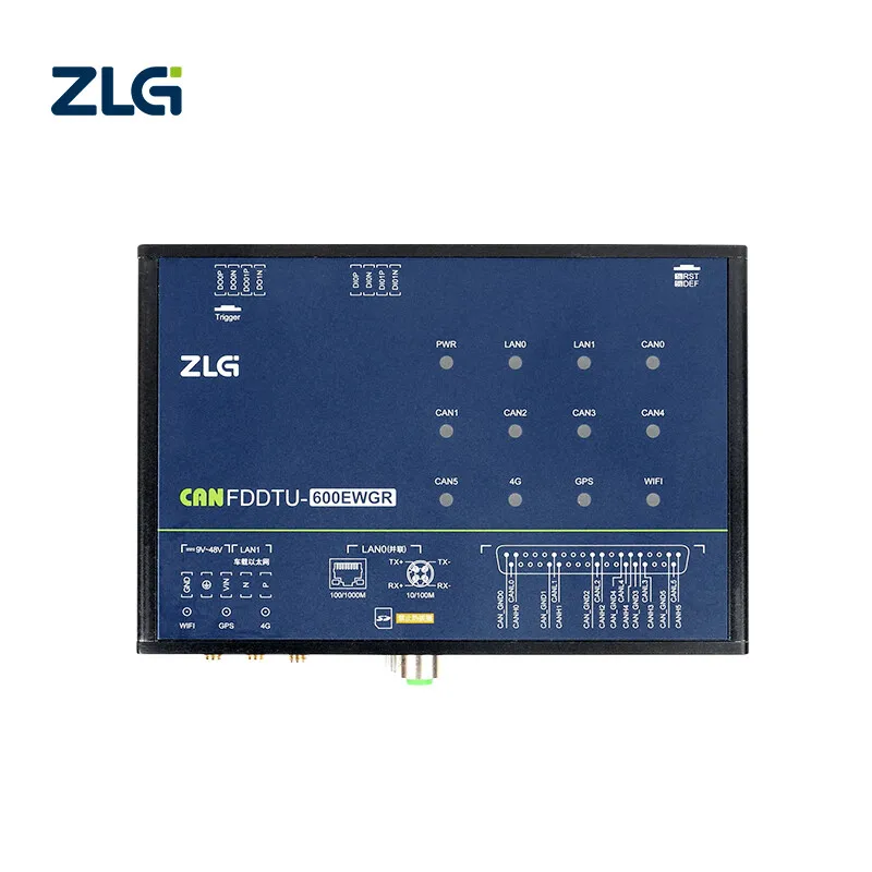 

ZLG Zhiyuan Vehicle-mounted Multi-channel CAN(FD)- bus Vehicle-mounted Ethernet Data Recorder Analyzer With GPS 4G WIFI