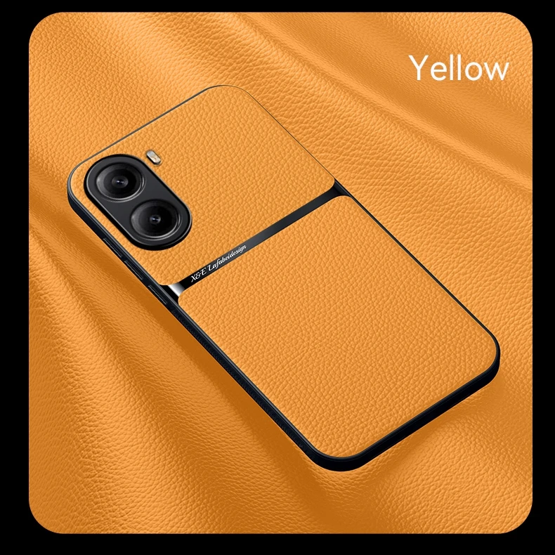 PU Leather Magnetic Protective Phone Case - Durable Back Cover Shell