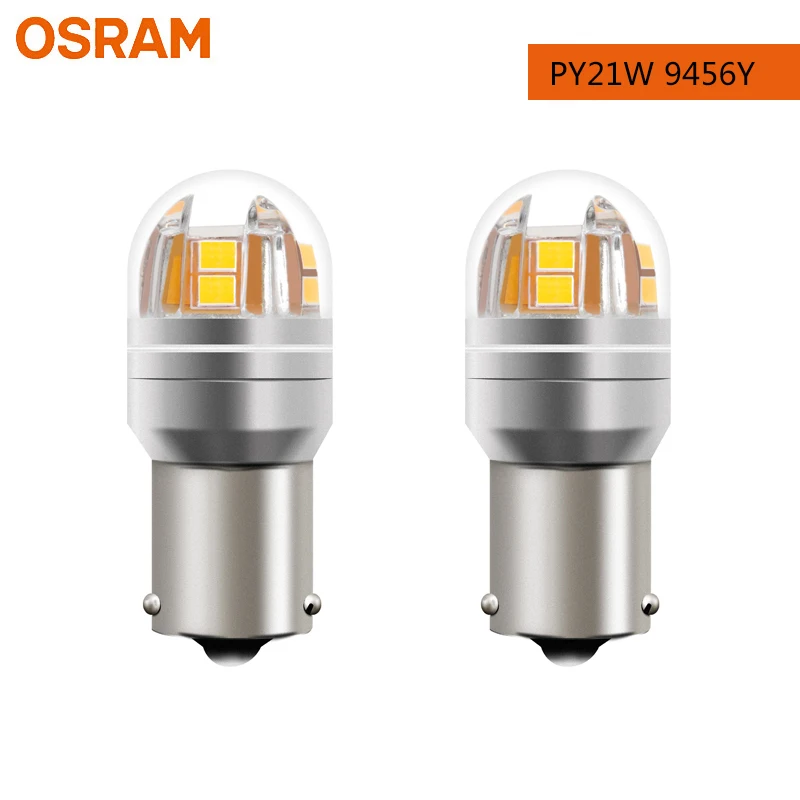 2x For OSRAM 9456CW Car Auxiliary Bulbs LED P21W 12V2.5W BA15s M2 H2