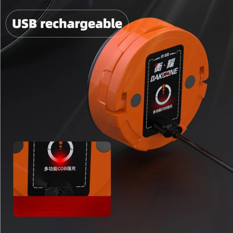 MINI Multifunctional LED Camping Light Rechargeable with Magnet Base for Outdoor Tent Emergency Hiking Portable Lantern camping light portable lanterns camping lamp camping lantern portable work lights emergency lights portable work light portable torch portable light bulb