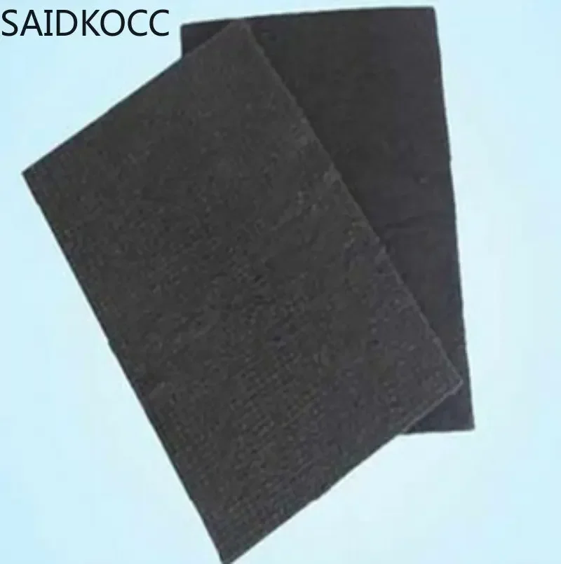 SAIDKOCC 1000x1000mm High Temperature Carbonization Activated Carbon Fiber Felt High Efficiency for Filter Material 1500