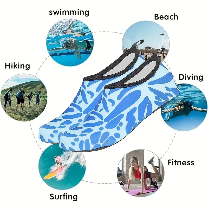 Water Shoes Quick Drying Non Slip  Summer Lightweight Beach Water Socks Barefoot Water Shoes Soft And Comfortable Shoe Decor 4