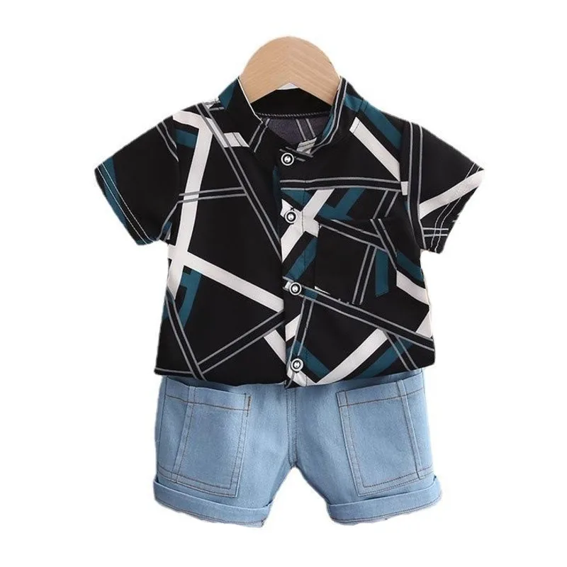 

New Summer Baby Clothes Suit Children Shirt Shorts 2Pcs/Sets Infant Boys Clothing Toddler Casual Sports Costume Kids Sportswear