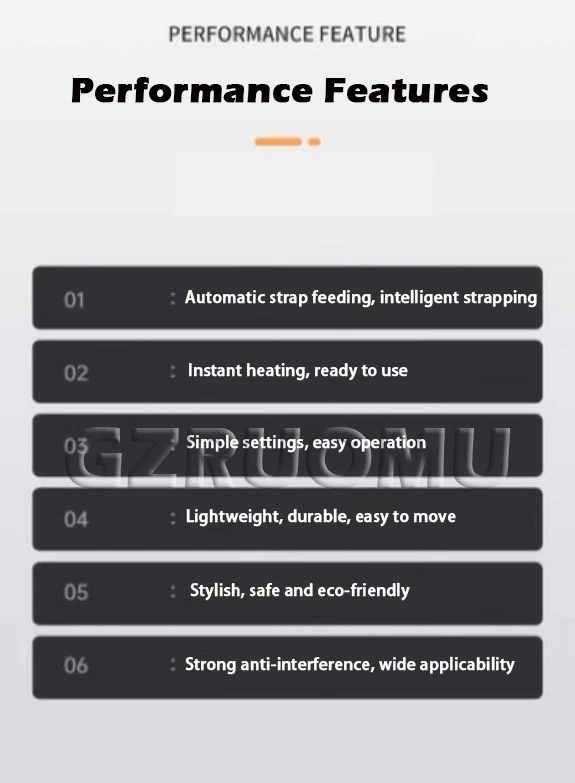220V Fully Automatic  Intelligent Induction Strapping Machine OPP Hot Melt Strap