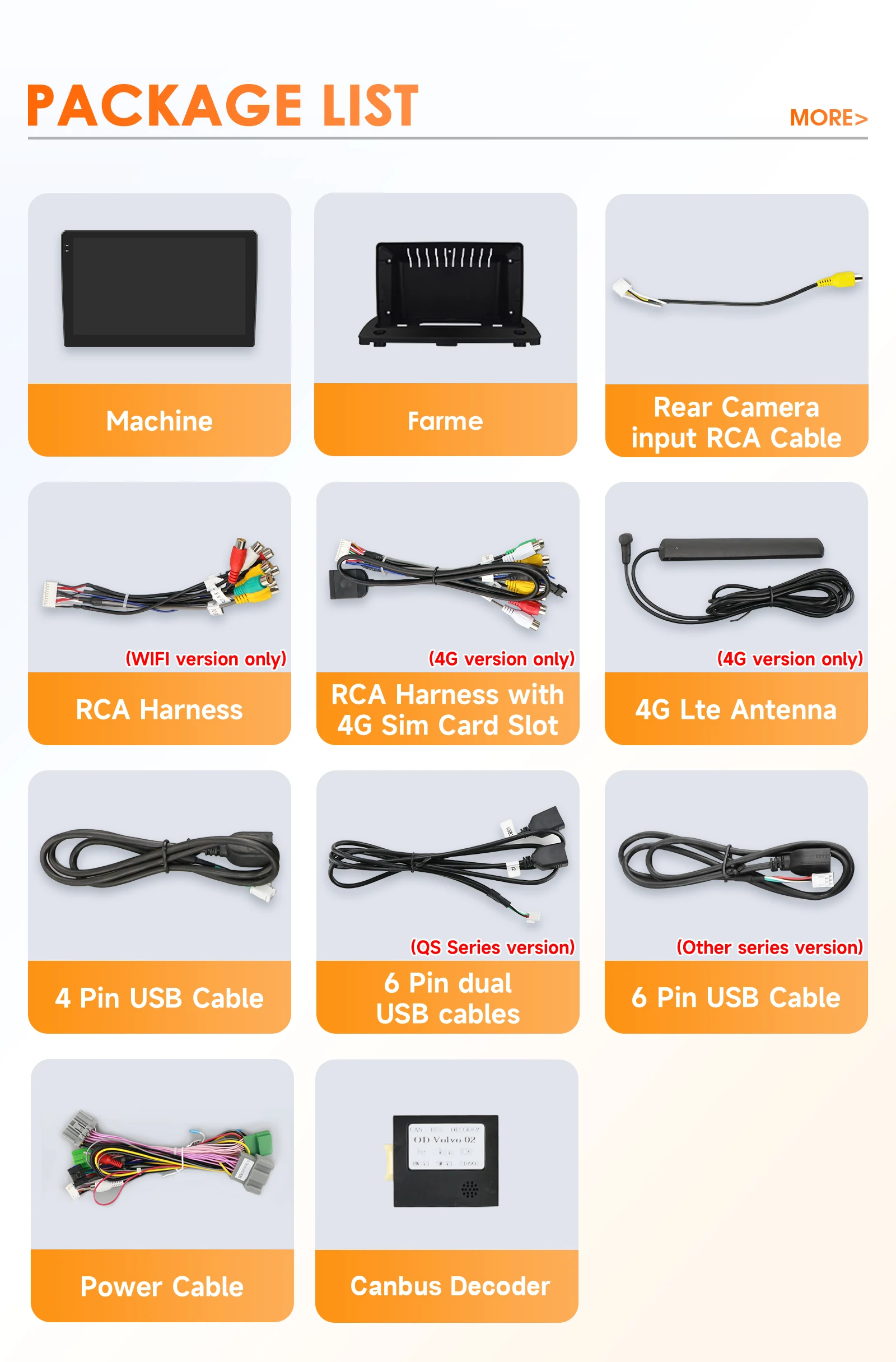 Radio de Coche Android Hizpo 2Din de 9 Pulgadas para Volvo XC90 2004-2014, Auto CarPlay, Estéreo, BT, 4G, DSP, RDS, Navegación GPS, Snapdragon 6115, 360 ° CAM 7