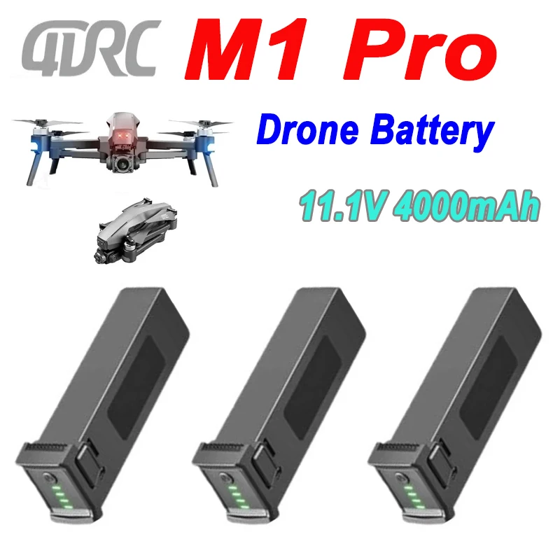 

Original 4DRC M1 Pro Drone Battery 11.1V 4000mAh For M1/M1 Pro RC Quadcopter M1 Replacement Accessories Parts