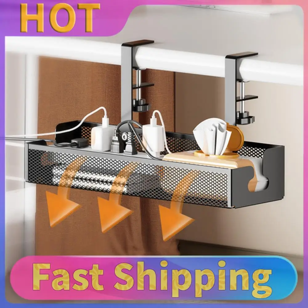 책상 아래 케이블 정리 트레이, 클램프형 코드 정리함, 사무실 및 가정용 케이블..