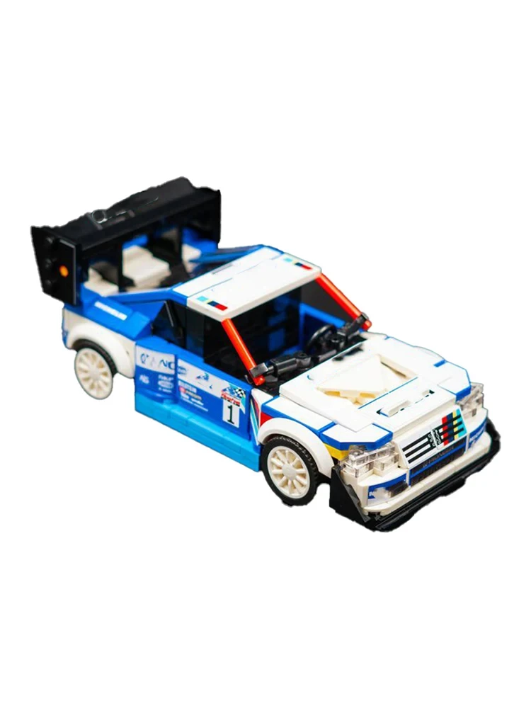 405 T16 GR MOC 스피드 챔피언 중급 스포츠카 모델 빌딩 블록, 브릭 기술, 창의적인 조립, 어린이 장난감 선물