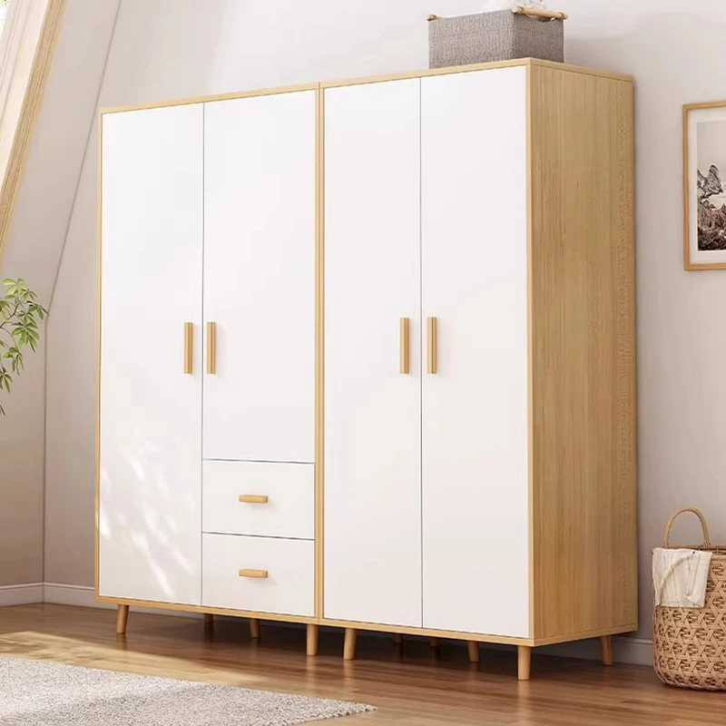 Ubrania nowoczesne szafy luksusowe Nordic sypialnia stojak na ubrania szafki proste Organizer Mueble Para Colgar Ropa meble sypialnia