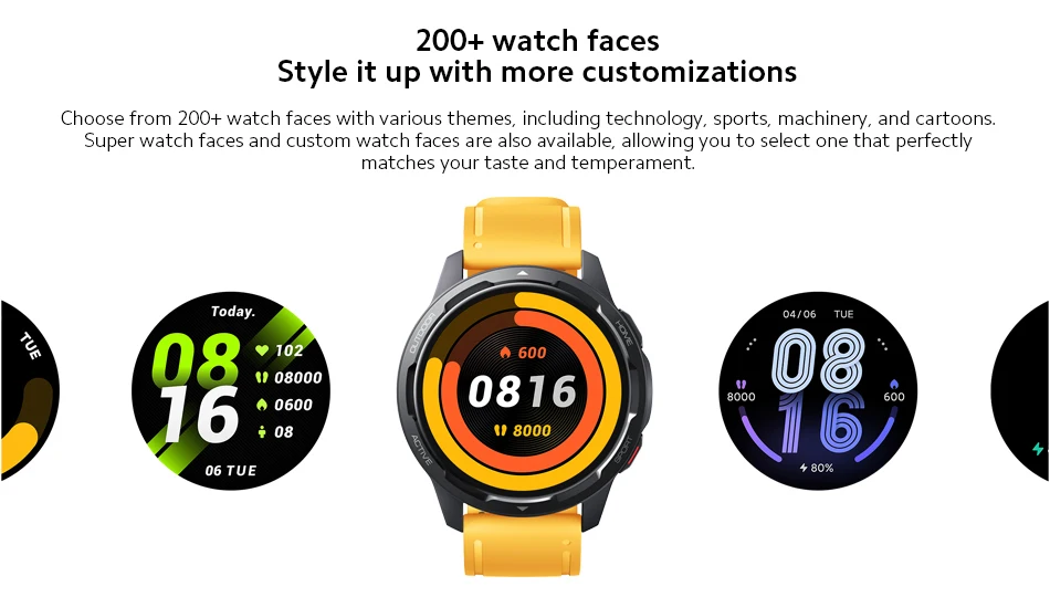 Xiaomi Watch S1 Active Global Version Smart Watch GPS Blood Oxygen 1.43" AMOLED Display Bluetooth 5.2 Phone Calls Mi SmartWatch