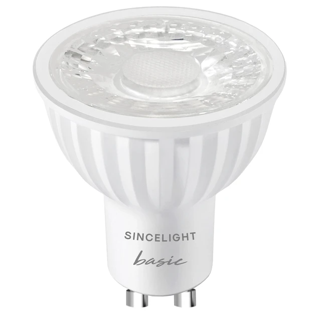 Ampoule LED GU10 dimmable 6W blanche 50 degrés COB 6000k blanc froid