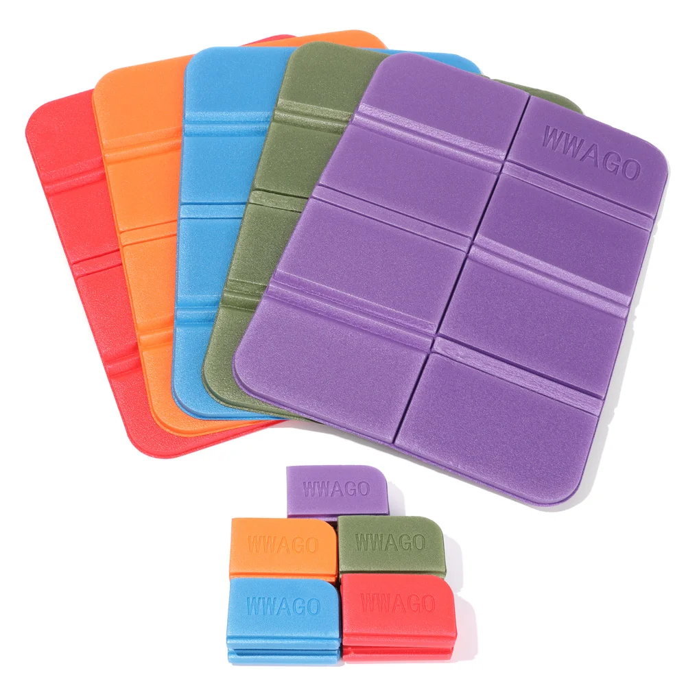 Ultralight Foldable Camping Cushion Seat Moistureproof Cushion Mattress Camping Seat Pad Sitting Pads Waterproof EVA Foam Mat foam pad camping mat moisture proof mat seat cushion