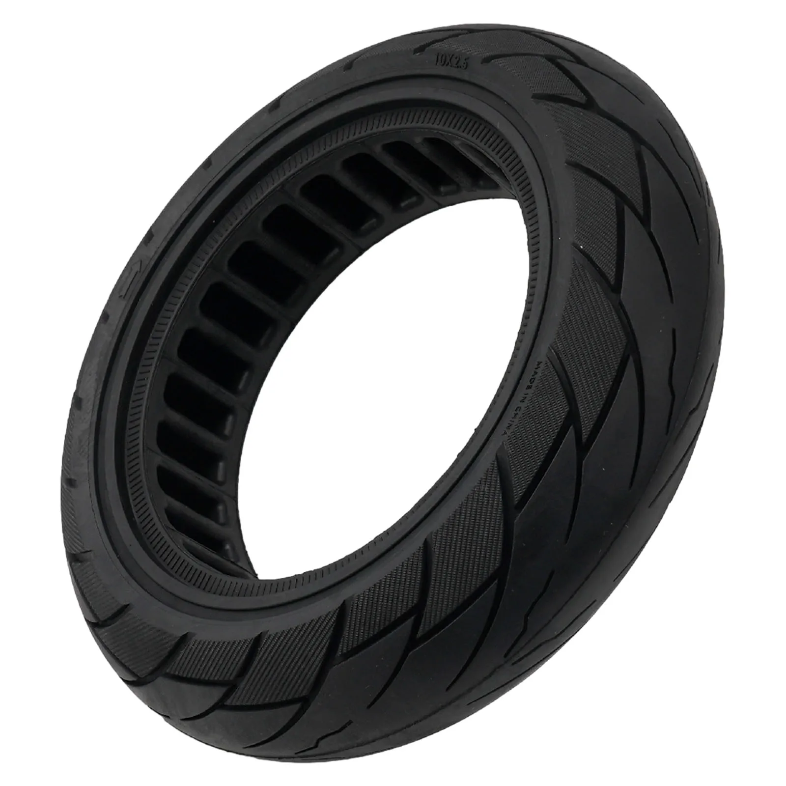 

Practical Useful Brand New High Quality Solid Tyre Tire 10x2.50 Off-road Parts Replacement Rubber 10Inch Black