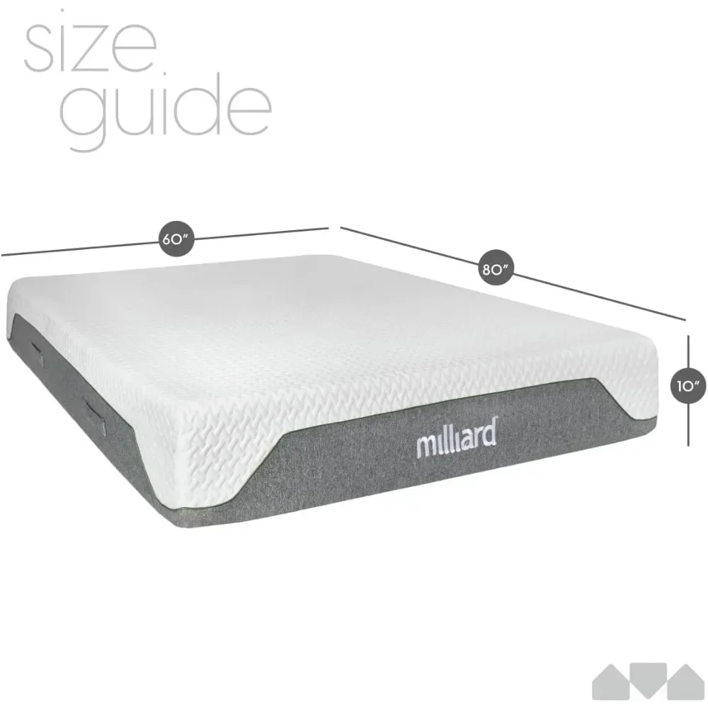 Memory Foam Mattress 10 inch Firm, Pressure Relieving, Classic 6