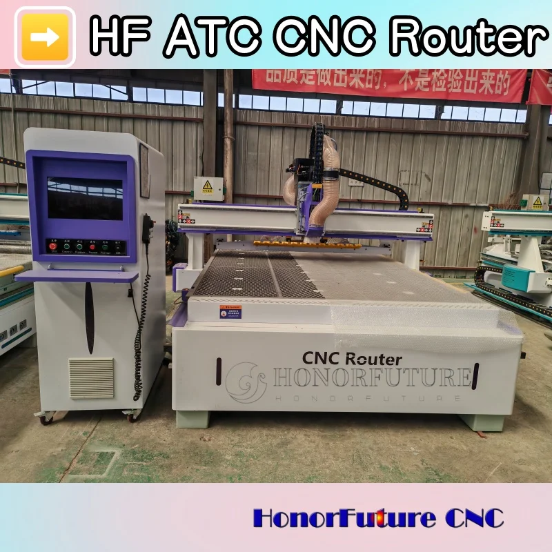 CNC 밀링 머신 1325 자동 공구 교환기 목재 조각 기계 가구 산업용 목재 밀링 커터 1300*2800mm ATC