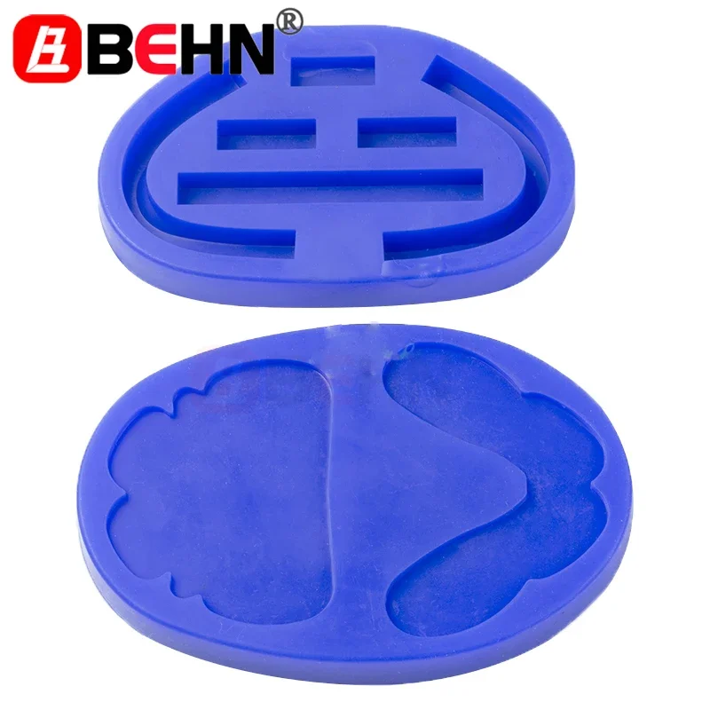 

1Pc Dental Lab Denture Wax Teeth Model Base Dental Silicone Rubber Individual Tray Wax Rim Bite Implant Molding Mould