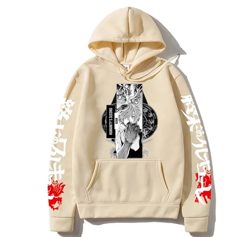 Bluza z kapturem unisex z nadrukiem, styl streetwear, luźny krój, jesień-zima, motyw z kreskówki, wzór z Thor, bogini wojny.