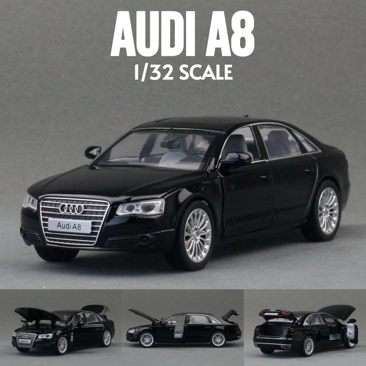 1/32 アウディ A8 セダン ミニチュア ダイキャスト 合金製 おもちゃの