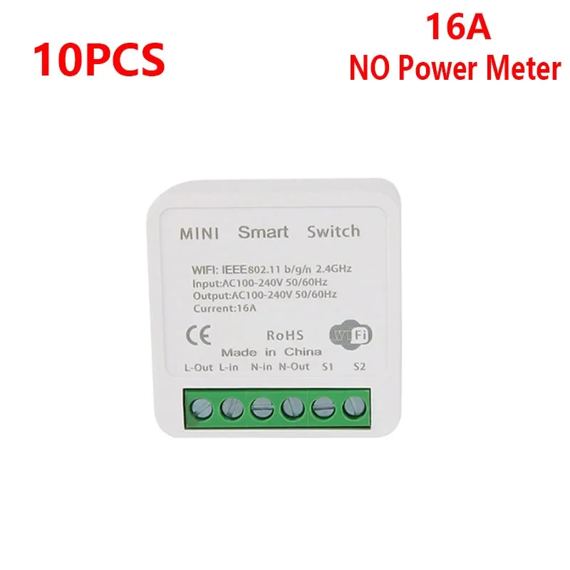 10pcs No Power Meter