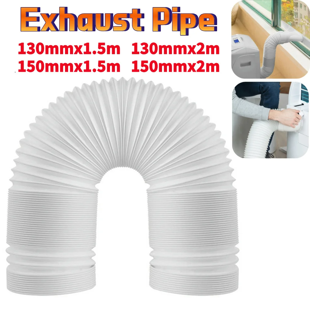 Universal Duct Extension Pipe Telescopic Flexible Air Conditioner Exhaust Hose Vent Hose For Mobile Air Conditioning 130/150mm