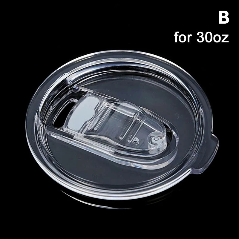 Universal Splash and Spill-Proof Plastic Cup Lid - Secure Fit