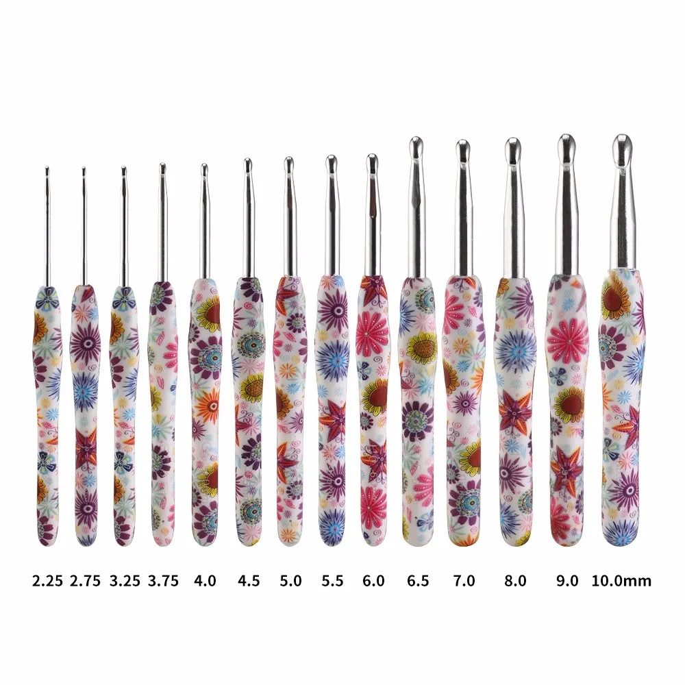 Sunflower Soft Handle Crochet Hook Wool Yarn Compilation Tools Sweater Needle crochet hooks