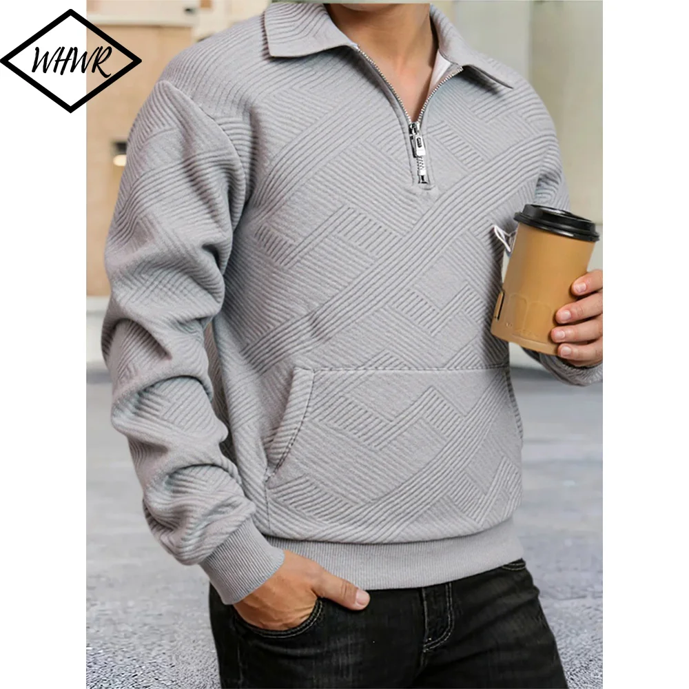 Men's Lightweight Quarter Zip Pullover Sweater