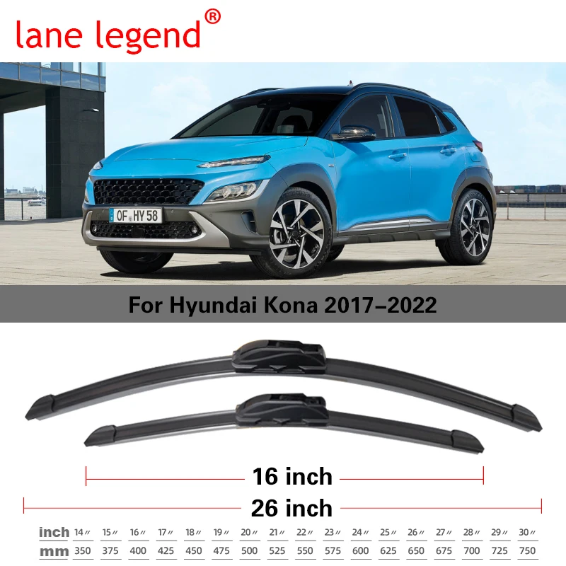 Hyundai Kona Kona 20 Inch شفرة ممسحة أمامية للسيارة لـ Hyundai