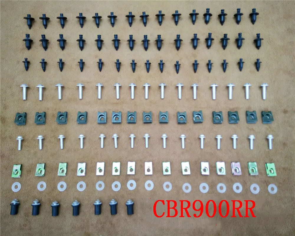 

Комплект обтекателей болты для кузова винты подходят для HONDA CBR900RR 1993-1999