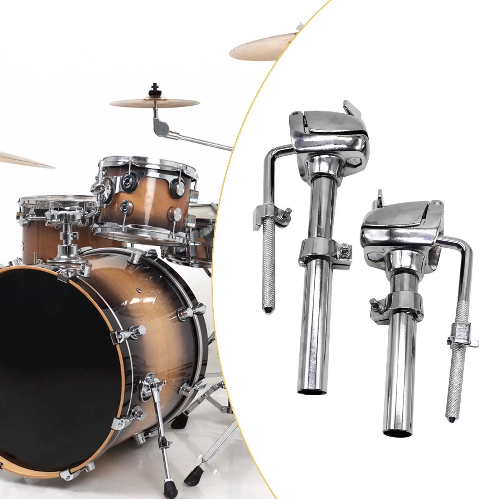 Tom Holder Stand Easy to Install Hardware Parts Lightweight Mount Bracket Single Tom Stand for Tom Drum Set Percussion Accessory Tom Holder Stand Easy to Install Hardware Parts Lightweight Mount Bracket Single Tom Stand for Tom Drum Set Percussion Accessory